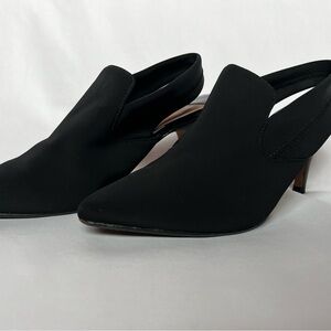 Donald J Pliner Black Slingback Pumps Pointed Toe Heels 6.5